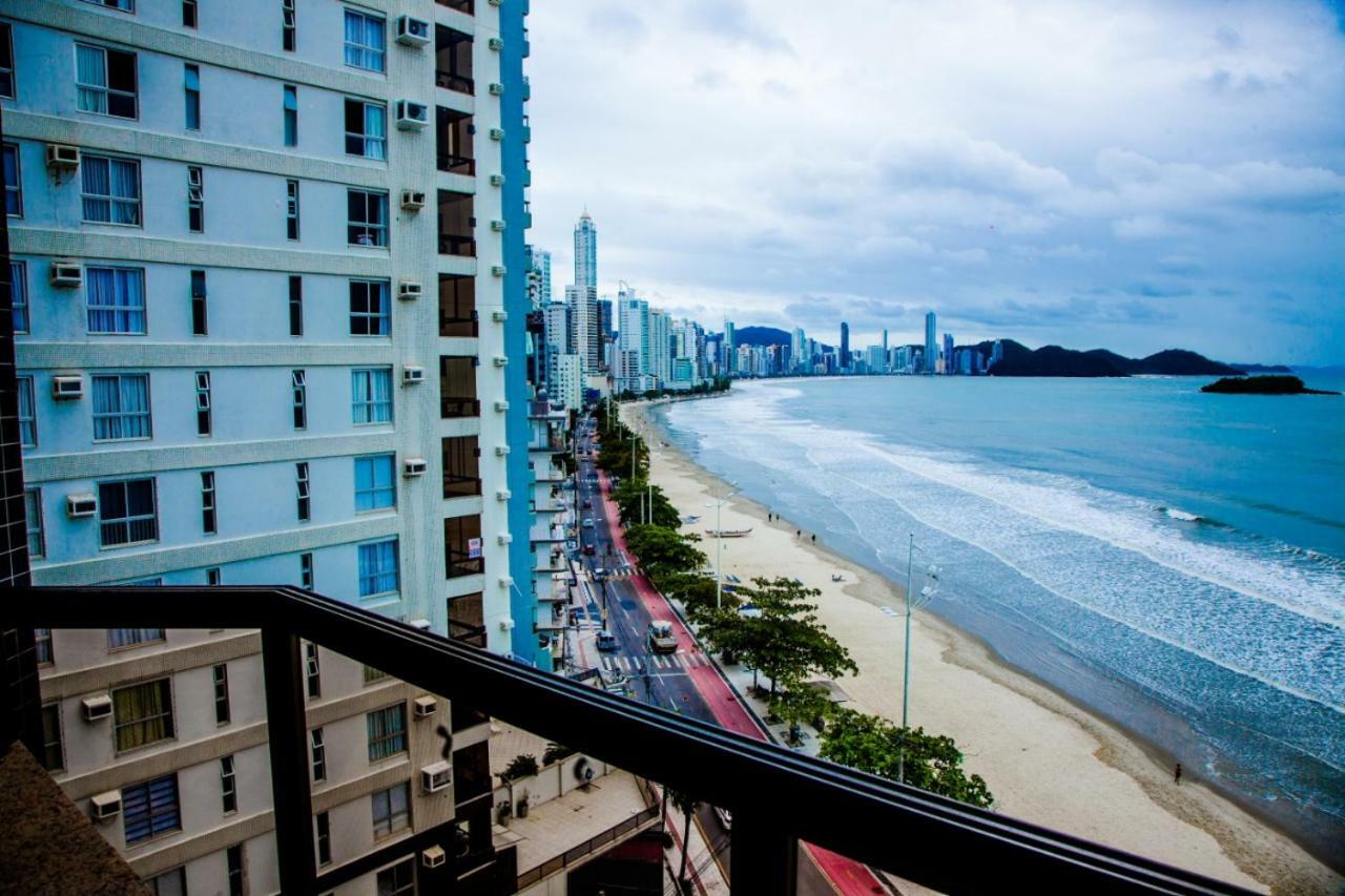 Apto Frente Mar Bal Camboriu Pe Na Areia Fantastica E Encantadora Vista Mar Balneário Camboriú Buitenkant foto