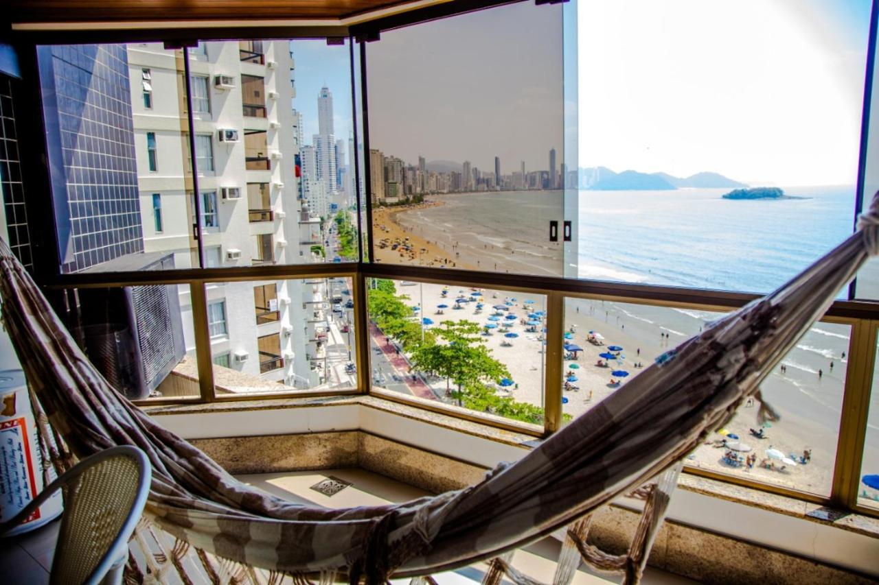 Apto Frente Mar Bal Camboriu Pe Na Areia Fantastica E Encantadora Vista Mar Balneário Camboriú Buitenkant foto
